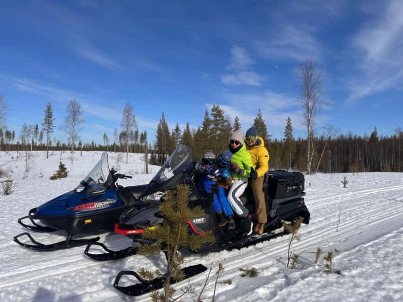Snowmobile tour through the fabulous landscape of Lapland - Key Points