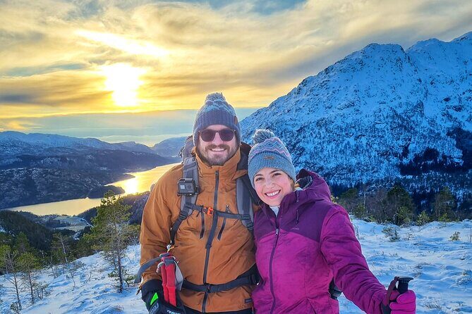 Snowshoe hiking Bergen Public - Norway Mountain Guides - The Itinerary in Detail