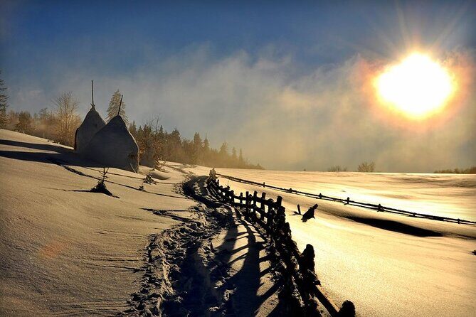 Snowshoeing on Trebevic Mountain from Sarajevo - The Experience in Action