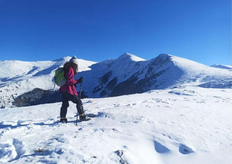 Snowshoeing tour to the peak Ostri Vrv on Jakupica mountain - An In-Depth Look at the Snowshoeing Experience
