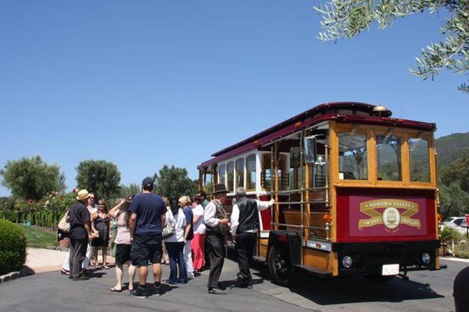 Sonoma Valley Open Air Wine Trolley Tour - Visiting Wineries: What to Expect