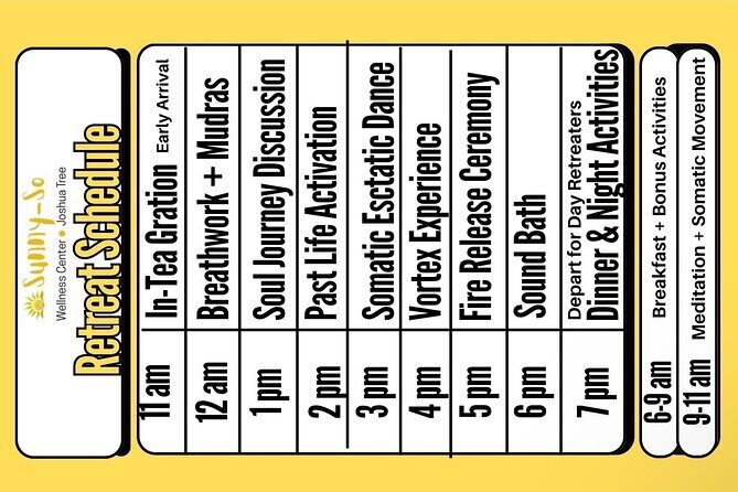 Soul Reconnection Retreat in Joshua Tree - Key Points