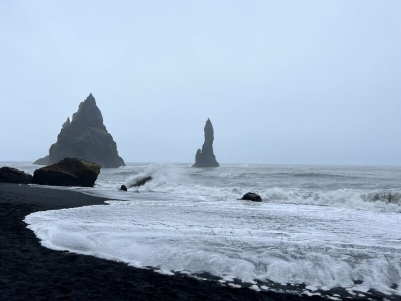 South coast with Dyrholey peninsula Private tour - The Black Sand Beach and Trolls Fingers