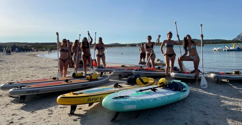 Spiaggia delle vacche SUP paddleboard tour sunset aperitif - Key Points
