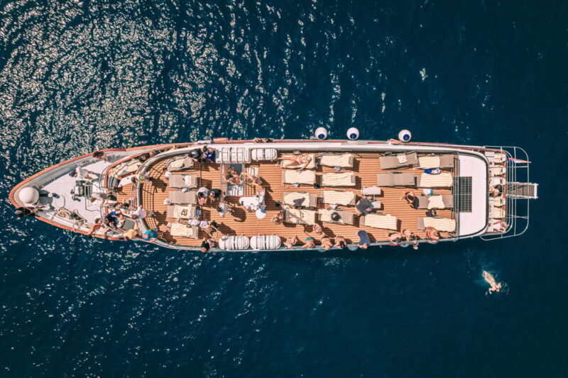 Split: Blue Lagoon, Borkko Beach & olta with Food & Drinks - The Cruise Experience: What It’s Like