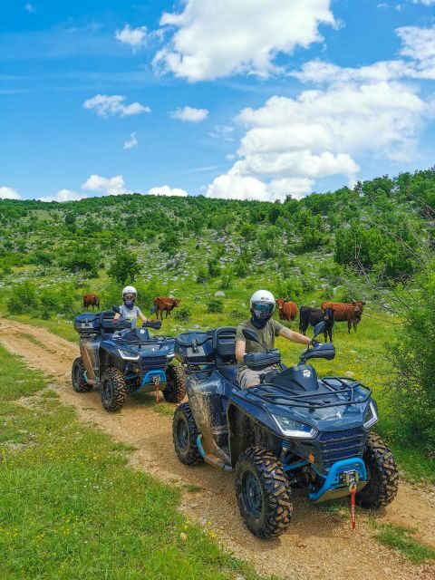 Split: Dalmatian Hinterland Quad Tour, Swimming & BBQ Lunch - Key Points