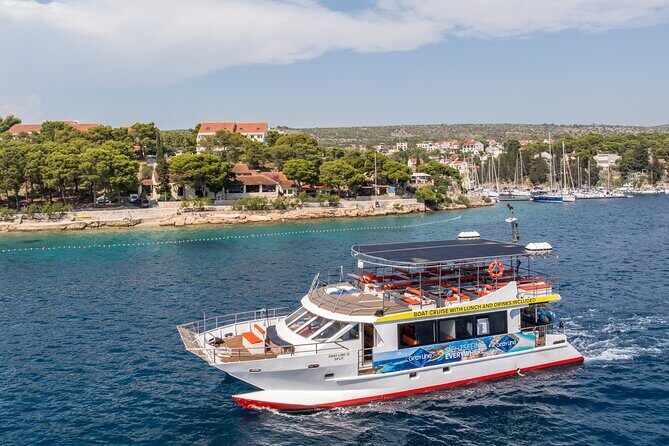 Split: Hvar, Bra, and Pakleni Cruise with Lunch and Drinks - Key Points