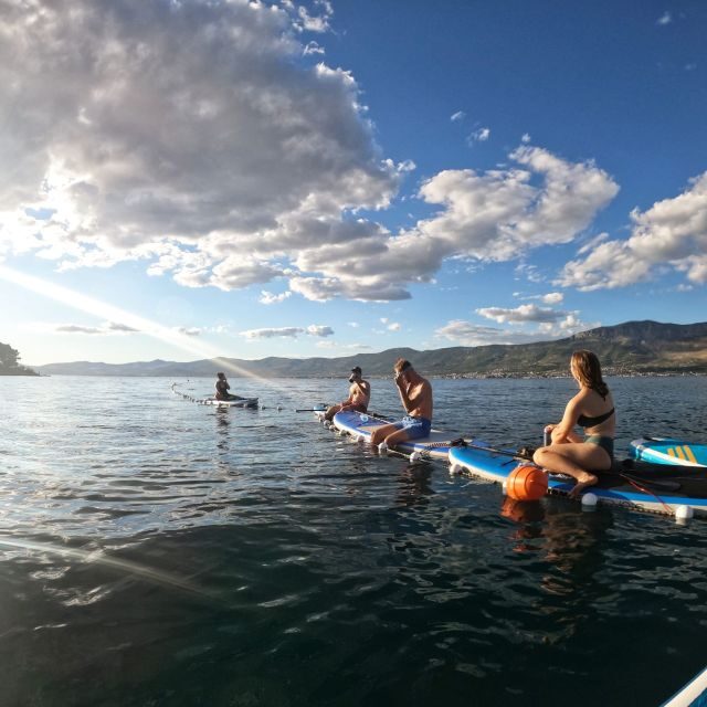 Split Sunset Stand Up Paddle Tour With Wine - An Overview of the Experience