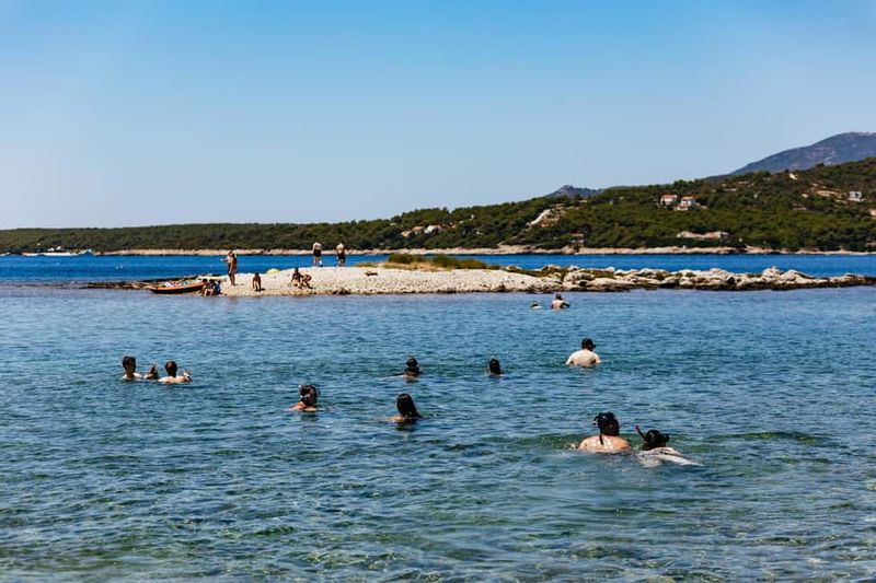 Split/Trogir: Blue Cave, Mamma Mia, Hvar and 5 Island Tour - Entering Biševo: The Blue Cave Experience