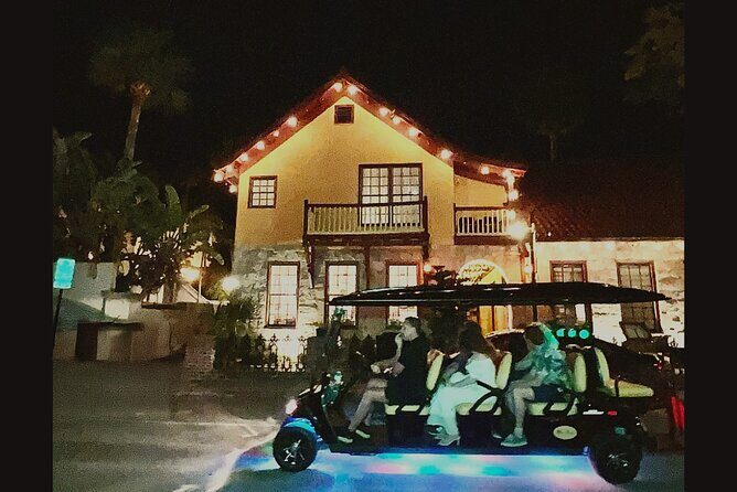 St. Augustine Ghost Tour on Premium Golf Cart with PiCk Up - What You Can Expect from the Experience