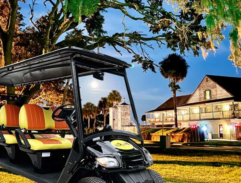 St.Augustine Ghost Tour on Premium Golf Cart with PiCk Up - What to Expect During the Tour