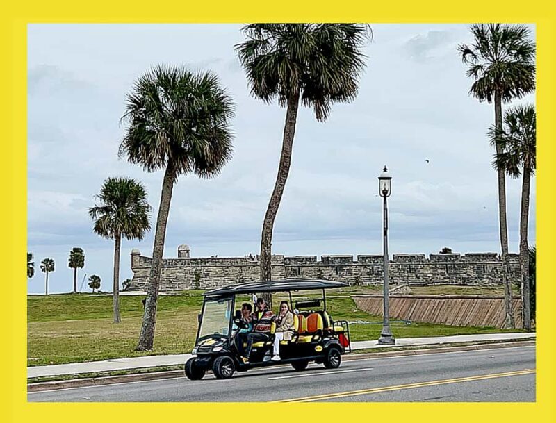 St.Augustine History Tour on Premium Golf Cart with PiCk Up - The Experience: Comfort, Convenience, and Cultural Richness