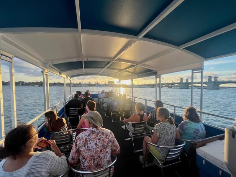St. Augustine: Sunset Boat Tour with Dolphin Spotting - Guides and Narration
