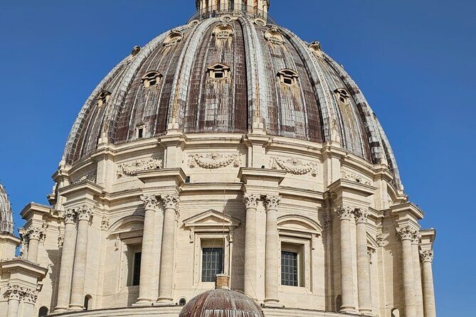 St. Peter's Basilica Dome to Underground Grottoes Tour - Key Points