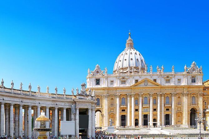 St Peter's Basilica, Papal Tombs Tour, optional Dome - Key Points