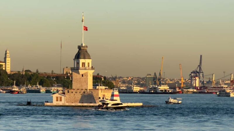 stanbul: Small-Group Sunset Cruise & Audio Guide w/Snack - The Itinerary: A Water-Based Tour of Istanbuls Landmarks