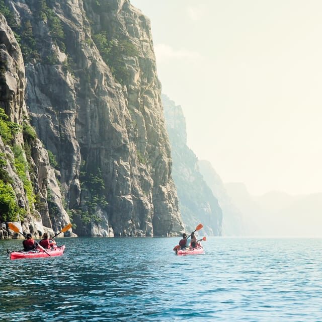 Stavanger: Lysefjord Kayak Safari (Waterfalls & Pulpit Rock) - FAQs