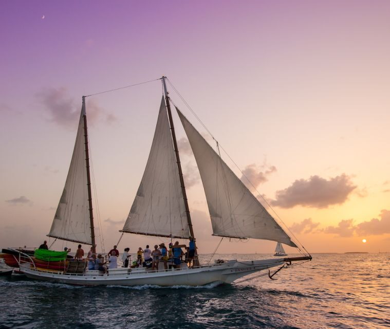 Stock Island Wind & Wine Sunset Sail aboard classic Schooner - The food and drinks