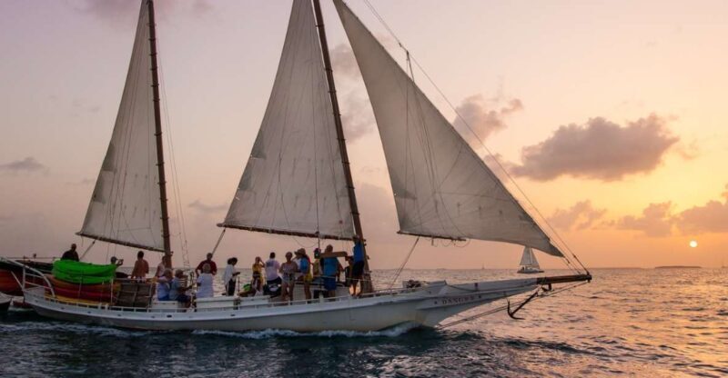 Stock Island Wind & Wine Sunset Sail aboard classic Schooner - Price and value