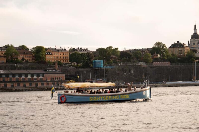 Stockholm: Guided City Sightseeing Open Electric Boat Tour - Is It Worth the Price?