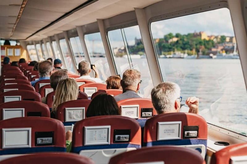 Stockholm: Highlights Boat Tour - Seating tips: where to find the best views on a crowded boat