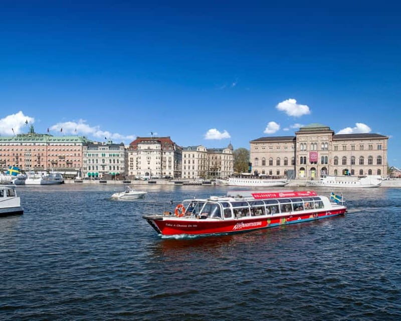 Stockholm: Royal Bridges & Canal Boat Tour with Audio Guide - Key Points