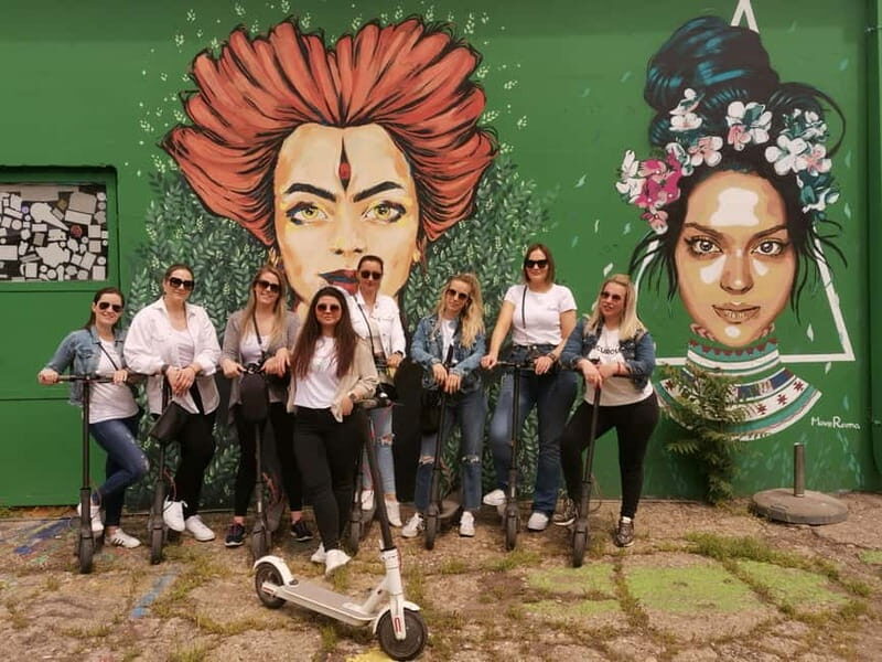 Street Art E Scooter tour - The Itinerary in Detail