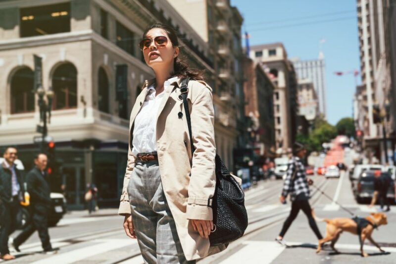 Street-style photoshoot in San Francisco Theater District - The Experience Breakdown