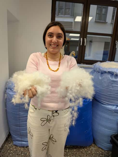 Stuff YOUR own pillow at Betten Huber in Augsburg - Key Points