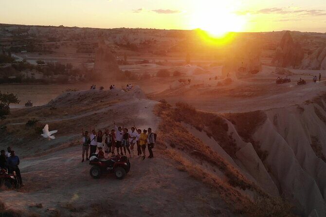Stunning Sunset Right after Quad Bike Tour in Cappadocia - The Value of the Tour