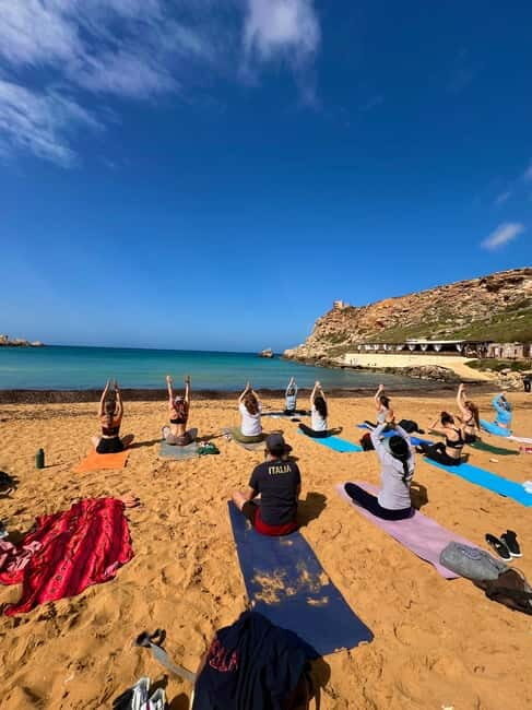 Sunday: Ghajn Tuffieha (Riviera) Beach Yoga Class - The Sum Up