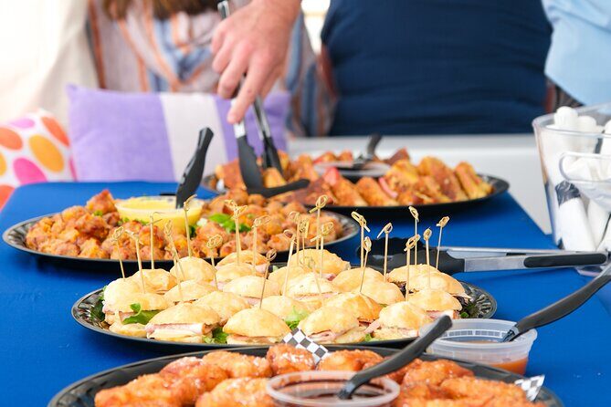 Sunday Mimosa Bar Catamaran Sail with Mini Brunch Bites - The Sum Up