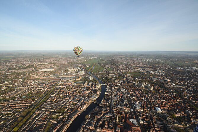 Sunrise Hot Air Balloon Flight Over York - The Champagne Toast and Certification