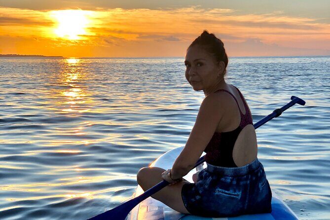 Sunrise Stand Up Paddle activity on a privileged beach. - What to Expect from the Sunrise Paddle Tour