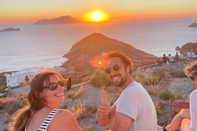 Sunset e-bike tour Milos Highlights with Greek Mezes - In The Sum Up