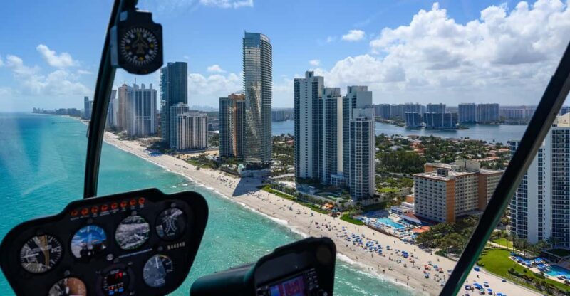 Sunset Helicopter: Lauderdale-Hard Rock Guitar-Miami - Key Points