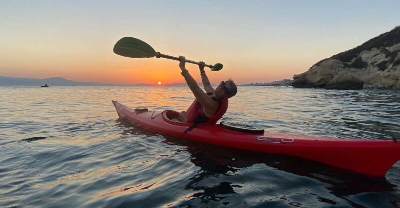 Sunset kayak tour Sella del diavolo - Key Points