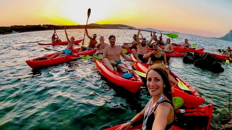 Sunset Kayak Tour + Snorkeling and Local Aperitif - Key Points