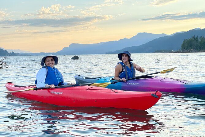 Sunset Kayaking in the Columbia River Gorge - What to Expect on the Sunset Kayaking Tour