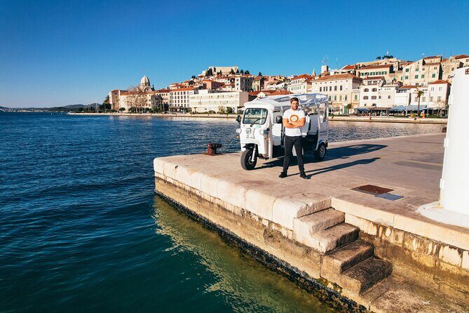 Sunset panorama and 3 Fortresses Sibenik Tuk Tuk Tour - Key Points