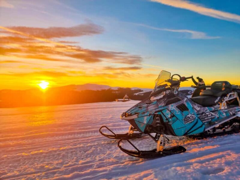 Sunset, Snowmobile, Champagne and You in Bucegi Mountains - The Downsides and Considerations
