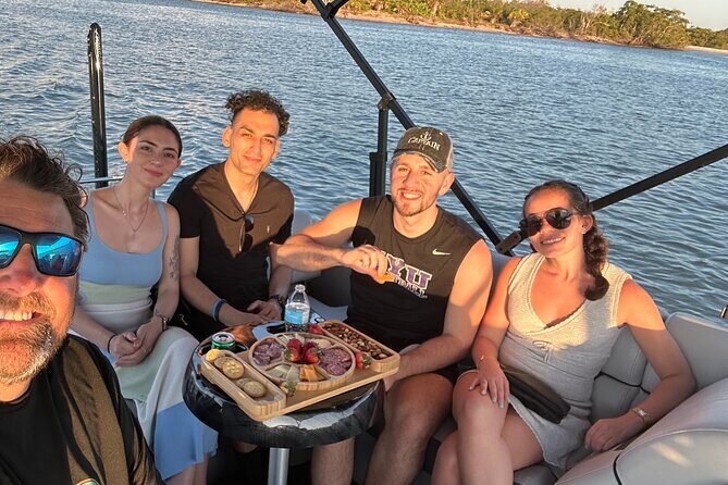 Sunset Tour in Naples Bay on a New Godfrey- All included - In-Depth Look at the Itinerary