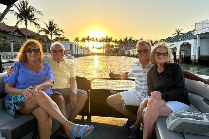 Sunset Tour in Naples Bay on a New Godfrey- All included - Who Is This Tour Best For?