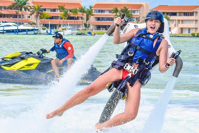 Super adrenaline Jetpack water activity in Cancun! - The Sum Up