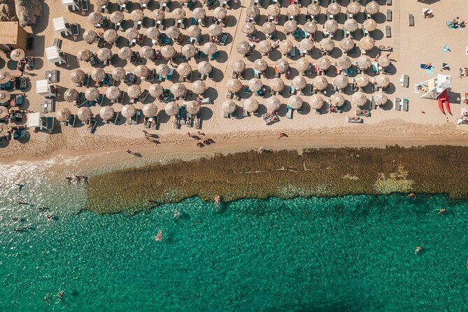 Super Paradise Beach Mykonos Seaside Sunbed (1st row) - Key Points