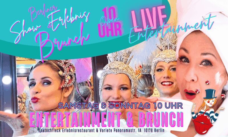 suprise-brunch at adventure restaurant Knutschfleck Berlin - The Entertainment: Unexpected and Fun