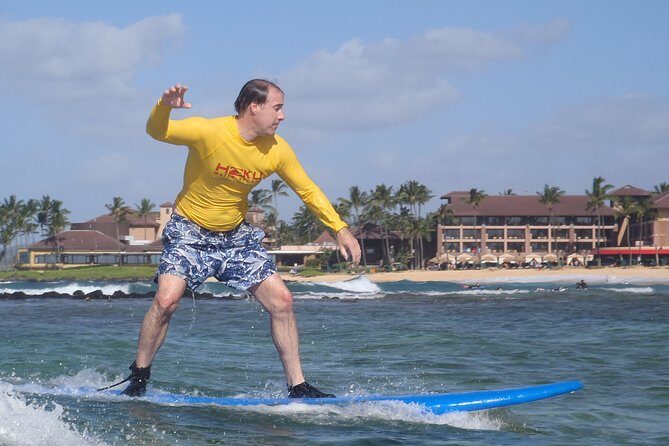 Surf Lesson in Sunny Po'ipu - Key Points
