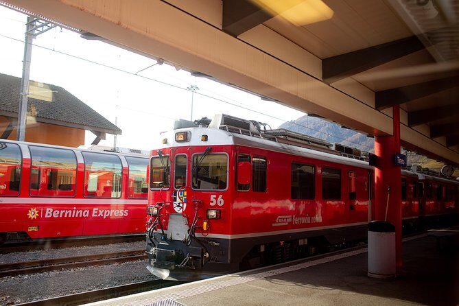 Swiss Alps Bernina Red Train and St.Moritz Tour from Milan - Key Points