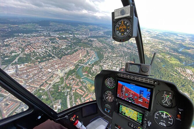 Swiss Capital city helicopter sightseeing tour - the ideal flight to see Berne - An Inside Look at the Bern Helicopter Tour