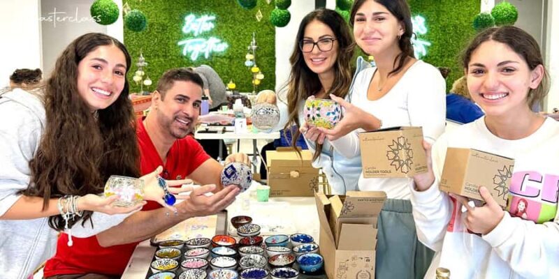 Sydney: Mosaic Art Classes - Turkish Lamp Workshop - Getting a Feel for the Experience